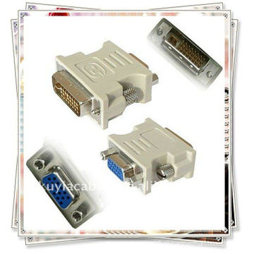 VGA PARA DVI ADAPTADOR / DVI-D MACHO PARA VGA CONVERSOR ADAPTADOR FEMININO PARA HDTV LCD